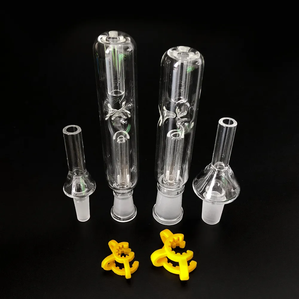 Balmumu Dab Teçhizatları Kit Nektar Toplayıcı 10mm 14mm kuvars uçlu küçük yağ kuleleri