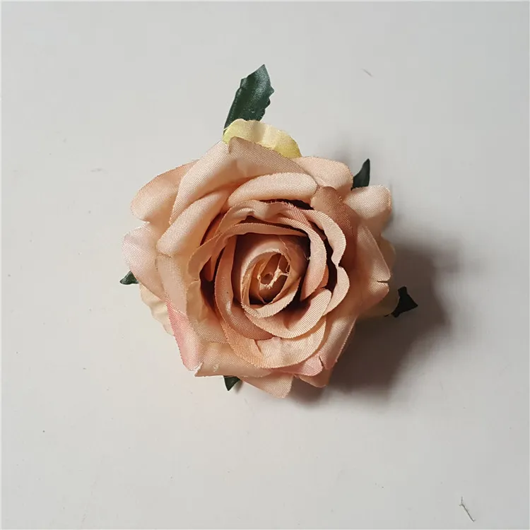 Autumn Rose Head Flores Artificiais Home Decor Simulação Realista Flores De Seda Para O Casamento Suprimentos Rose Tracery Parede