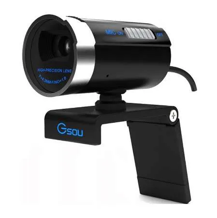 GSOU A20 1200 Megapixels HD USB 2.0 Веб-камера 1600x1200 Разрешение ПК Камера Webcam Цифровая видеокамера Видео с MIC для MSN Skype MSN