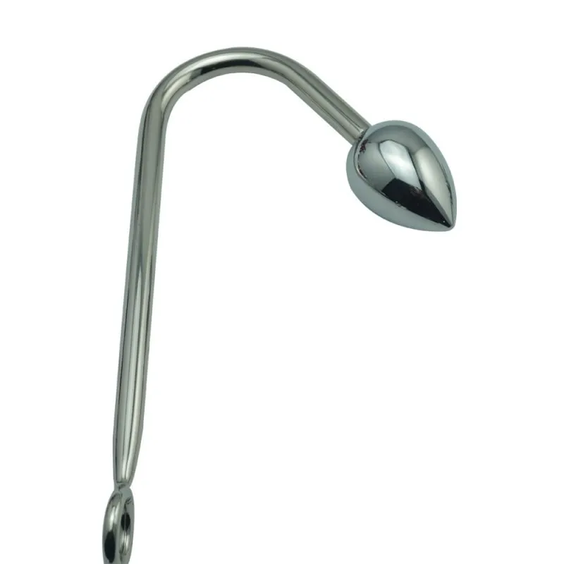 Substituível Três Bolas Metal Anal Hooks Butt Plug Strap em brinquedos sexuais para casal Corda gancho com estimulação de ânus