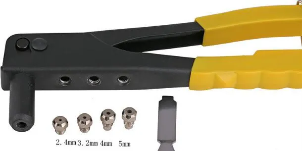 Rivet puller clearance
