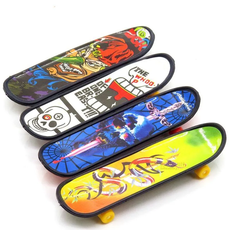 Mini Skate Boarding Creative Graffiti Planche À Roulettes Doigt