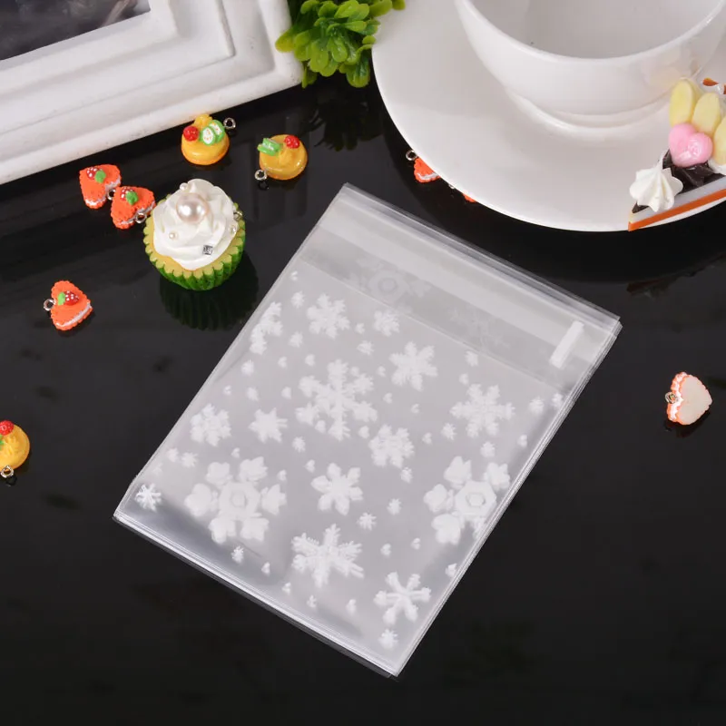 Christmas Cellophane Bags,100Pcs Clear Sweet Goodies Candy Treat Bags - View #8