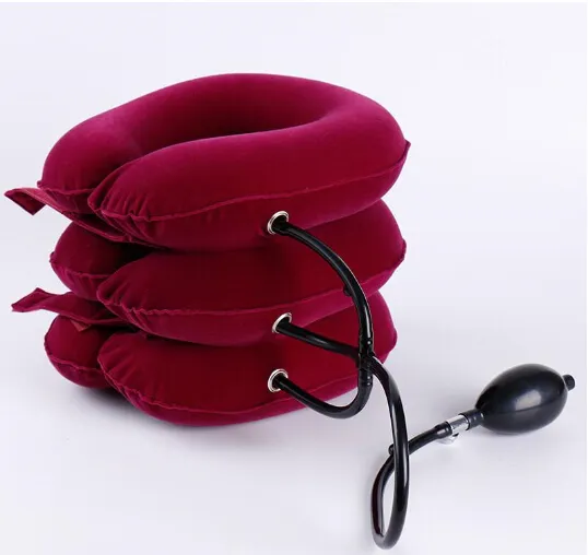 Fluwelen Hals Massage Tool Tractie Zachte Comfort Brace Device Unit voor Hoofd Terug Schouder Hals Pijn Gezondheid Pijn Duurzaam