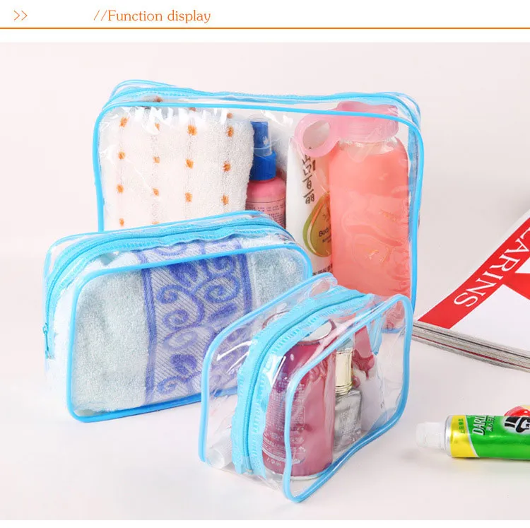 Sac étanche Transparent Pliable - Matériau TPU - Léger 60 G - Avec Zone Marquage Et Oeillets - Pour Voyage, Chasse, Natation, Outils