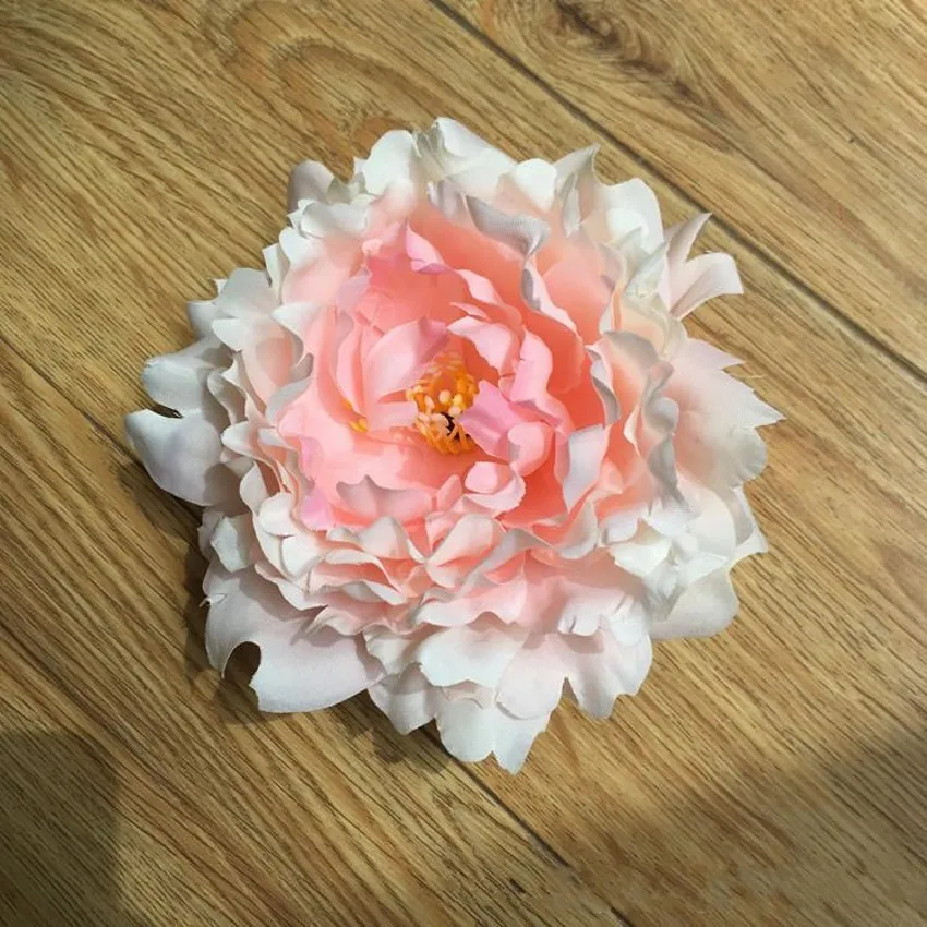 2016 artificial flowers Silk Peony Flower Heads Wedding Party Decoration supplies Simulation fake flower head home decorations 15cm new