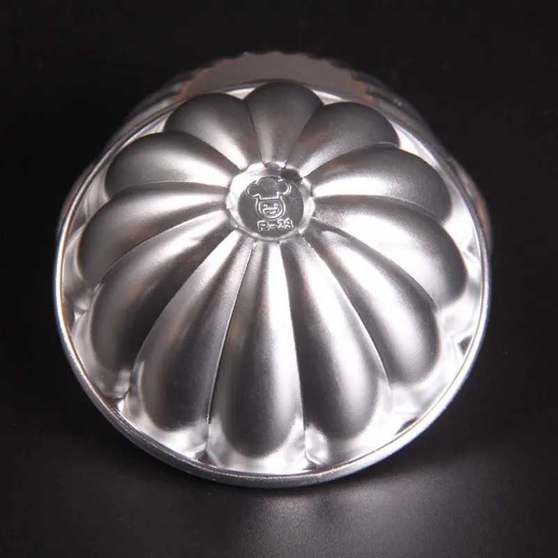 Chryzantema Kwiaty Kształt Aluminium Tarta Mold Jelly Pudding Formy Kremówka Cukierki Ciasto Formy Narzędzia do pieczenia QW7166