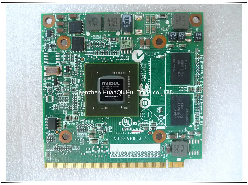 5520G 6930G 7720G 4630G 7720GラップトップNVIDIA GeForce 9300M GS G98-630-U2 DDR2 256MB MXM IIグラフィックビデオカードAcer Aspire