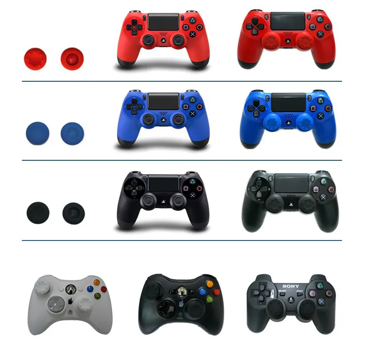 Soft Skid-Proof Silicone Thumbsticks Cap Thumb stick caps Joystick Covers Grips Cover for PS3/PS4/XBOX ONE/XBOX 360 controllers