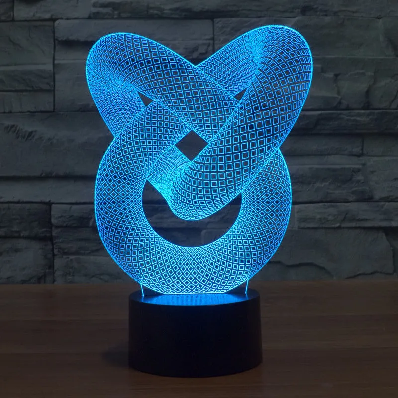 3D Illusion Zokea 3d Night Light With Color Change Touch Switch Abstract Table Desk Lamp R21 From Akgxt 13.93 DHgate.Com