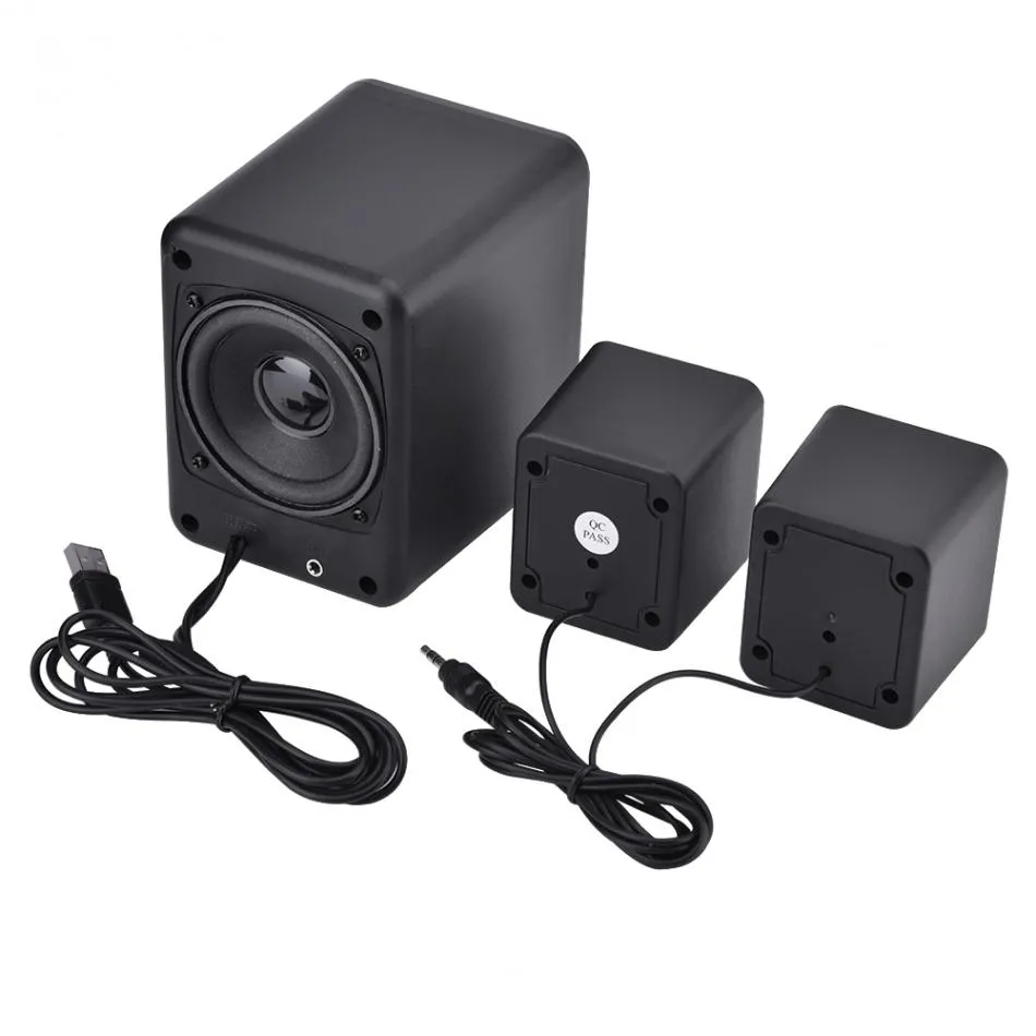 Sada D201 USB Wired Combinación Mini Bass Bass Estereo Música Música Subwoofer para laptop5959427 de teléfonos celulares