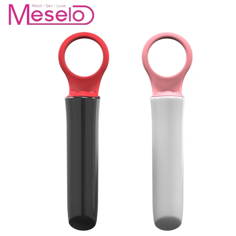 Vibratore Meselo a 12 modalità con potente anello di trazione, mini vibratore a forma di rossetto con ricarica magnetica_voghion.com