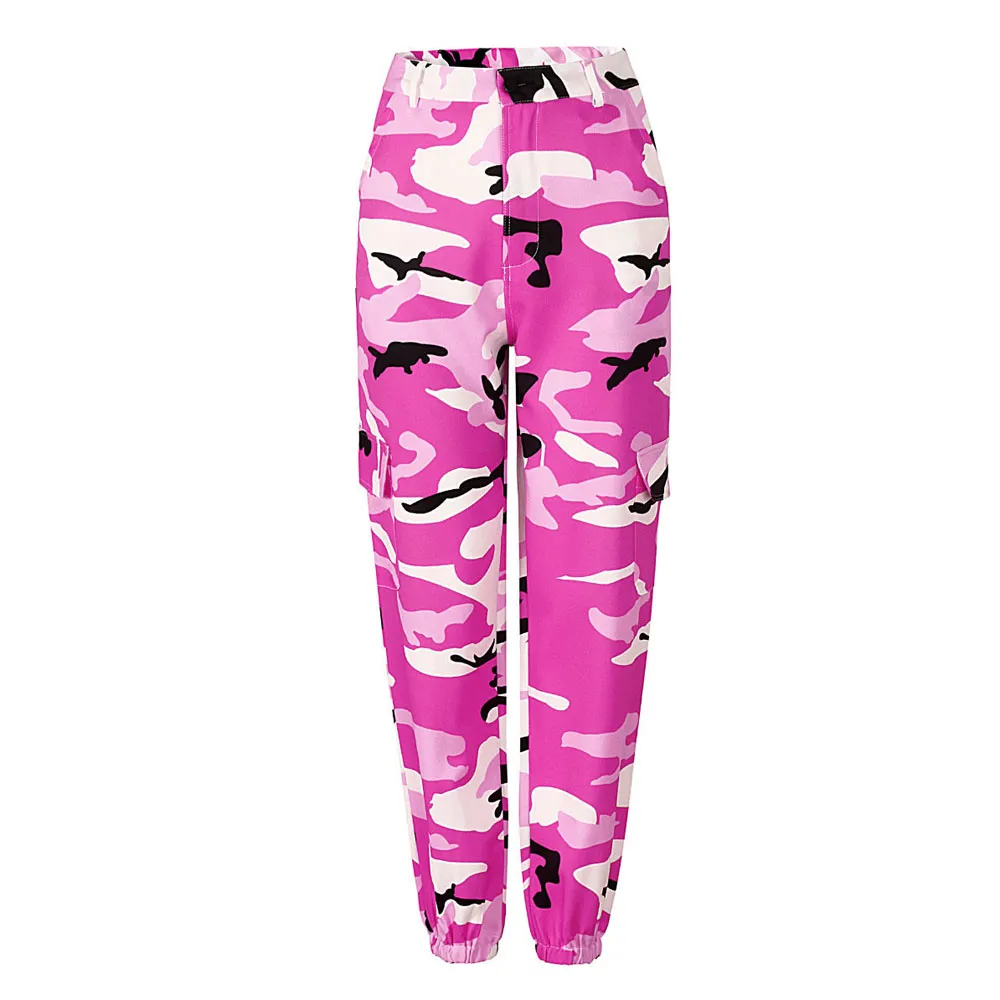 Ladies Casual Fashion Camouflage Camo Long Pants Womens Trousers From ...