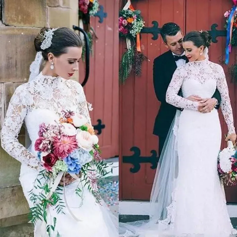 Modest winter wedding dresses deals