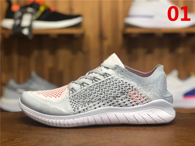 En iyi Fly Free RN 5.0 koşu ayakkabıları mens 2019 yeni örgü nefes hafif eğitmenler bayan moda açık sneakers ABD 5.5-11