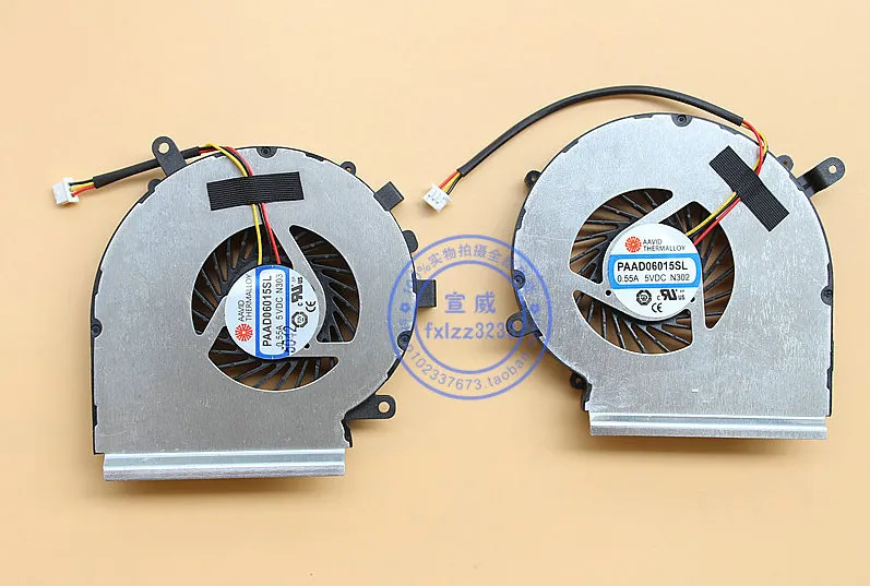جديد Aavid Paad06015SL 0.55a 5VDC N303 N302 مروحة تبريد الكمبيوتر ...