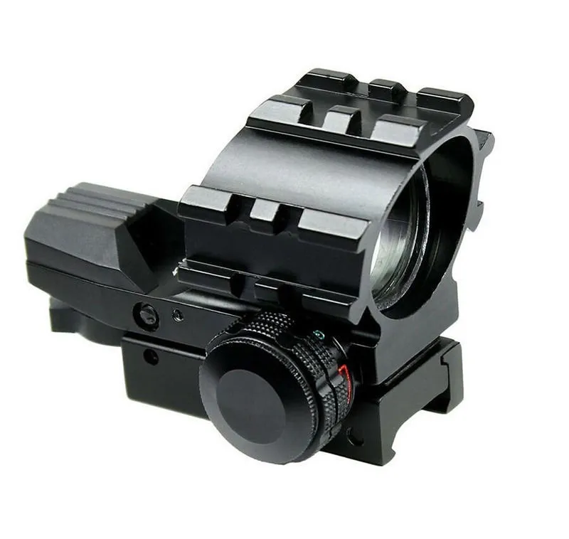 1x33 Red Green Dot Reflex Sight Holographic 4 Reticles Scope Mounts Hunting