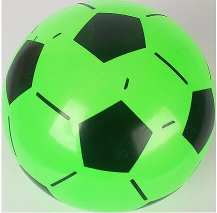 Groothandel kinderen gift voetbal 9 inch 22 cm pvc opblazen voetbal bal punch ballen kinderen outdoor speelgoedbal