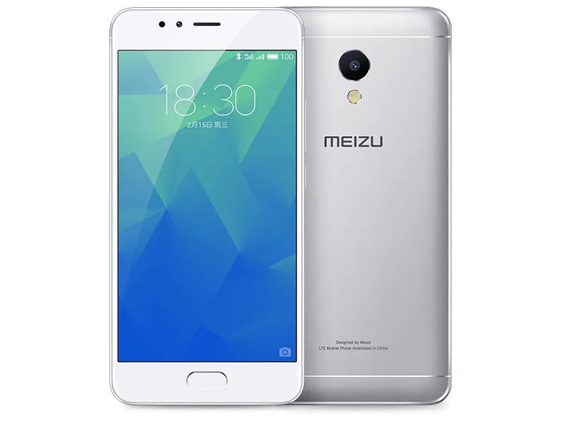 Original Meizu Meilan 5S 4G LTE Mobile Phone MTK6753 Octa Núcleo 3GB RAM 16GB / 32GB ROM Android 5.2" Phone IPS 13.0MP Fingerprint ID inteligente celular