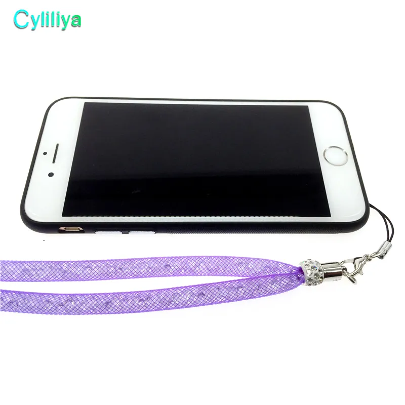 HoaaiGo Cordino per Cellulare, Universale Collana Telefono, Cinturino da Polso Portachiavi, Staccabile Laccio Tracolla per Smartphone, Catena da Appendere per Mobile Cellulari per Custodia (Grigio