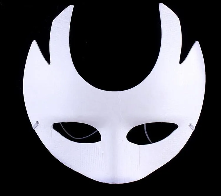 DIY el boyalı Cadılar Bayramı beyaz yüz maskesi taç kelebek boş kağıt maske masquerade cosplay maske çocuk beraberlik parti maskeleri sahne SN144