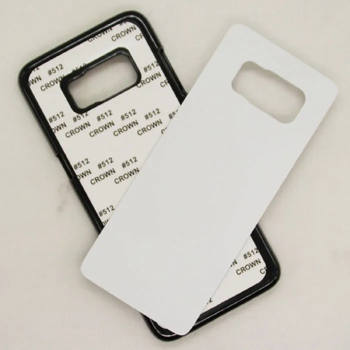 Para Samsung S22 S21 S21 S20 Ultra S10 Lite S9 S9 PLUS S8 DIY 2D Sublimação Em branco Capa de Cobertura de Telefone Móvel Dura Com Gule e Placa De Alumínio