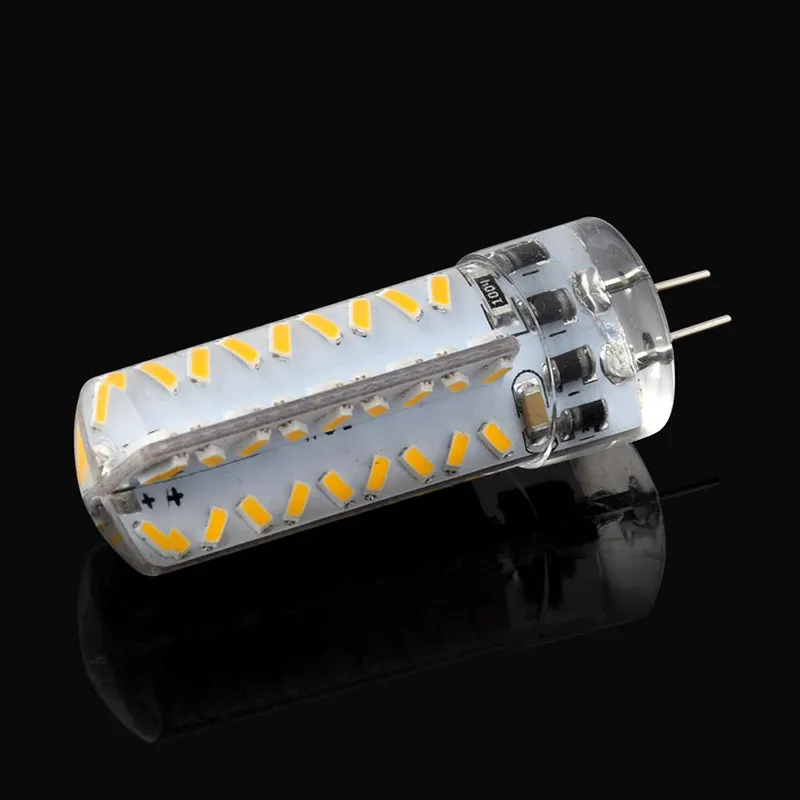 G4 AC DC 12V 220V LED Corn Lamp 3W 5W 6W 8W 9W LED Light 3014 Corn Bulb Silicone Lamps Crystal Chandelier Home Decoration Light