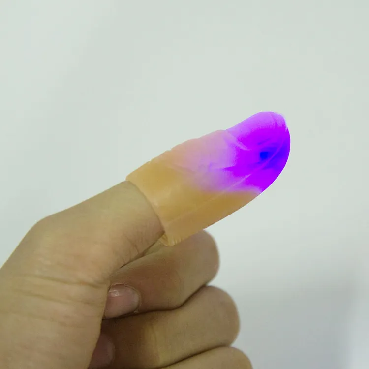 High quality New Bright Finger Lights Fingers Magic Light LED Fingers Lamp Toys T2I141