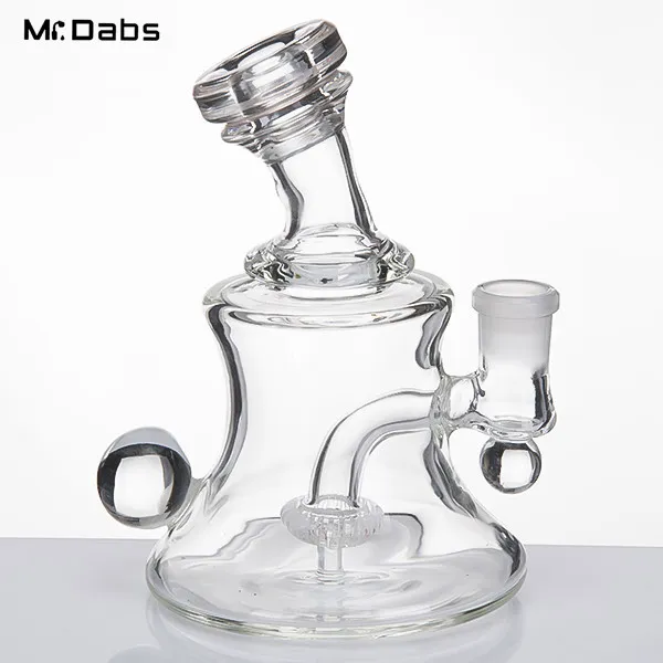 14mm kobiece szklane fajki wodne akcesoria do dymu Banger wieszak do paznokci Pyrex Oil Rigs Bong gruby Recycler Oil Rig bubbler fajki wodne do palenia