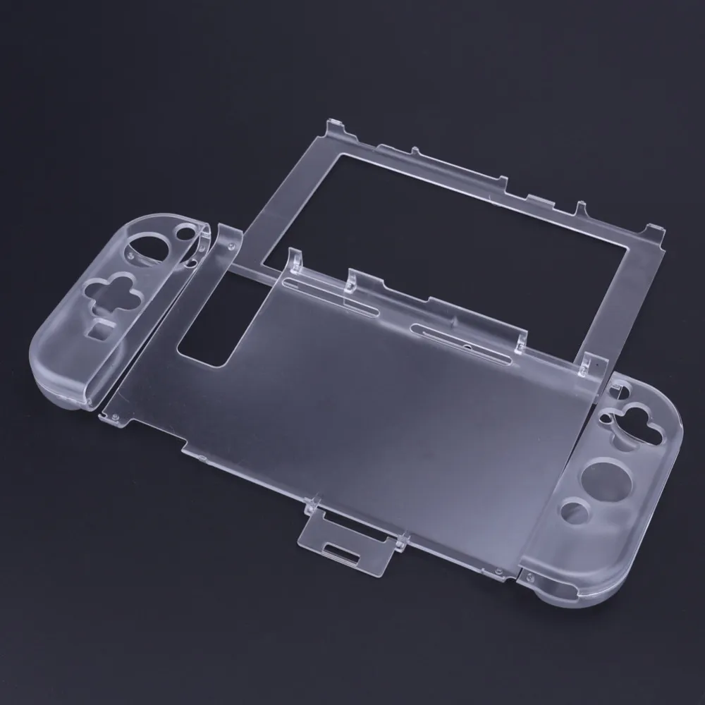 Housse de protection en cristal léger 4 couleurs pour console Nintendo Switch NS et étui de jeu de contrôleur