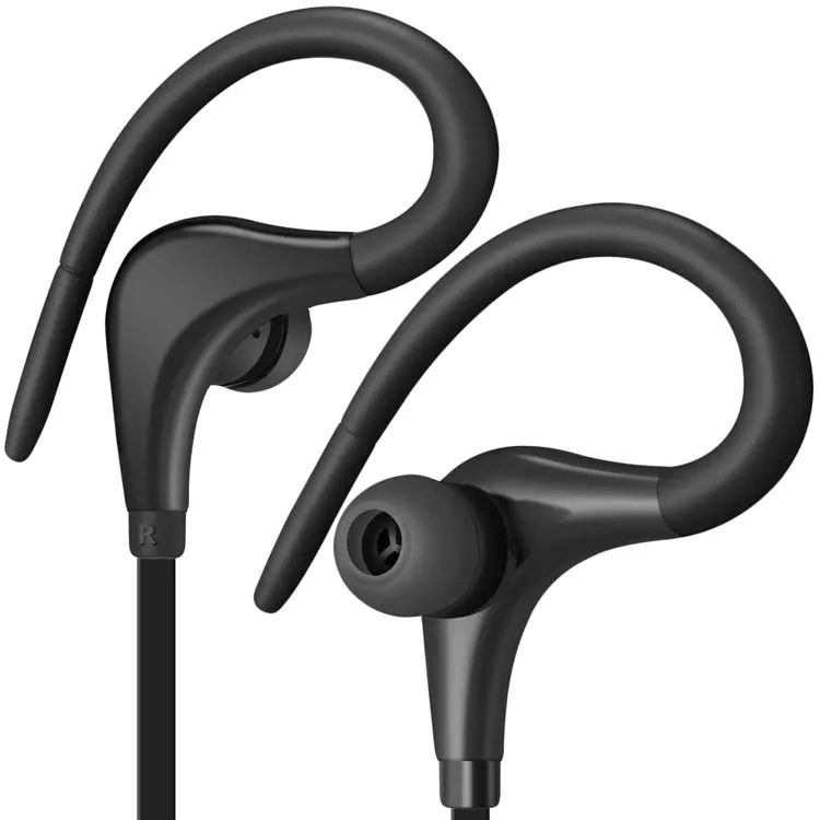 Hook Auricolari Bluetooth Bass Stereo Headset Vivavoce Cuffie con microfono da 3,5 mm Auricolari tutti i telefoni cellulari con borsa Zipper