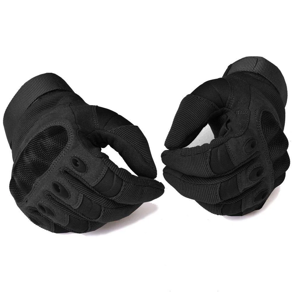 Wholesale Combat Gloves For Waterproof Police Hunting Tactical Outdoor Sports Full Finger PU Leather Anti-Cutting Glove