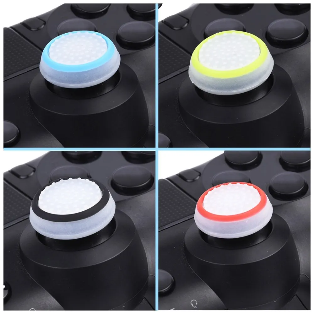 Capuchon de joystick en silicone double couleur, capuchon de pouce, capuchons de poignées, pour PS5, PS4, PS3, Xbox one, série 360, X, S, contrôleur WiiU, DHL FEDEX EMS, livraison gratuite