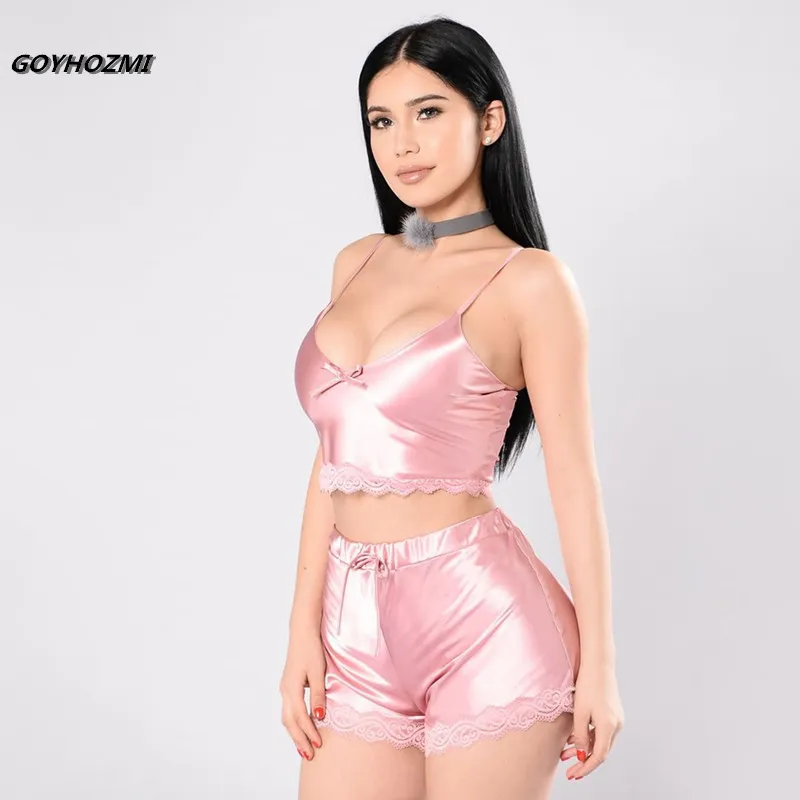 sexy dessous pink Sexy Dessous Fuer Damen Lingerie Set V-Neck Plisse Babydoll Bodysuit For  Women Size S-XL