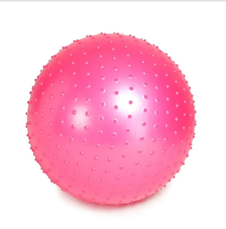 65 cm Gymnastikball, Anti-Burst-Yoga-Ball, Balance-Ball für Pilates, Yoga, Stabilitätstraining und Physiotherapie, Fitness-Punktmassagebälle