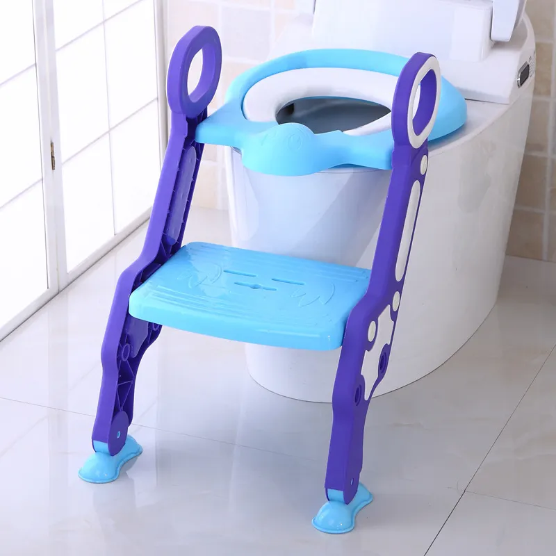 Children Training Toilet Seat Step Stool Adjustable Ladder Baby