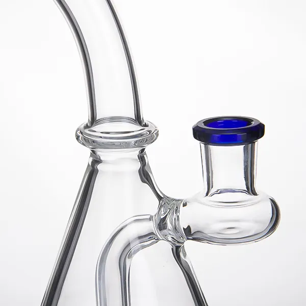 Smoke Glass Water Pipes Pyrex Bongs 14mm female joint Bong Smoking Pipe Dab Oil Rigs bubbler Hookahs beaker 943