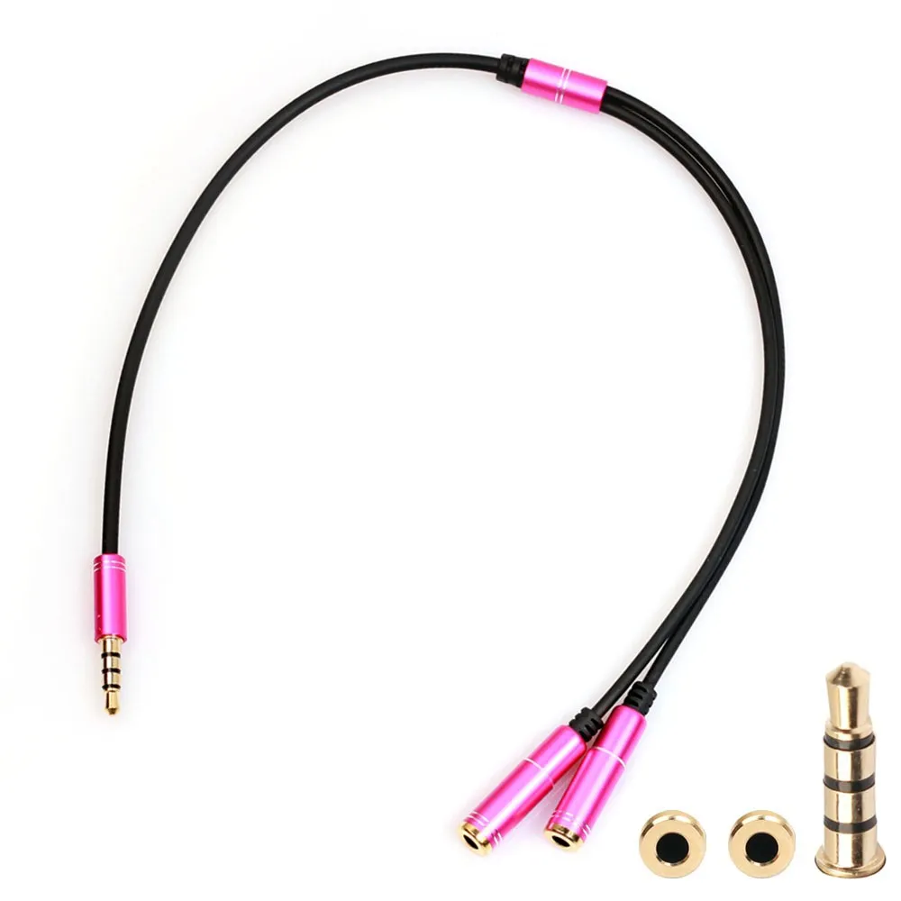 5-Way Headphone Splitter - USB A/C To 3.5mm Audio Adapter With 5 Jacks