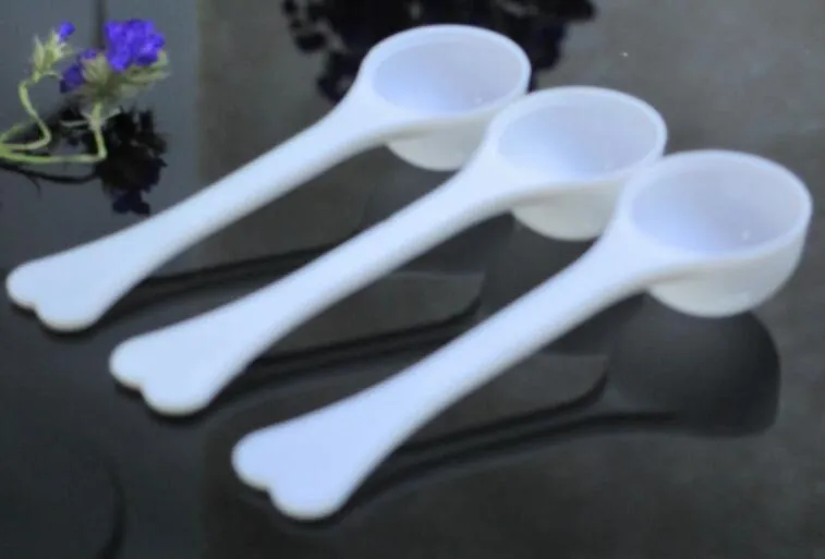 5g Plastic Measuring Spoon 10ml 5 gram Scoop for Medical Milk Powder Liquid  Free Shipping 200 PCs/Lot