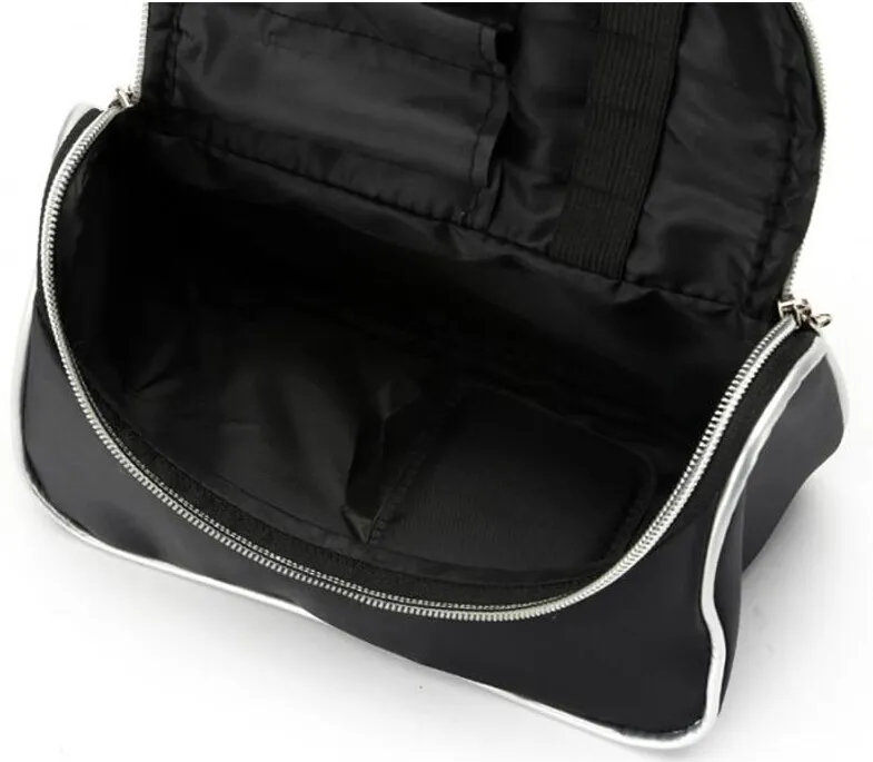 وصول جديد 9 قطع Eiffter Professional Women Makeup Case Ladies Black Large Carty Commate Storage Bag 9570517