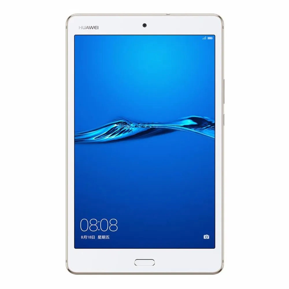 Orijinal 8.0 inç Huawei MediaPad M3 Lite 4 GB RAM 64 GB ROM Android 7.0 Tablet PC WIFI Snapdragon435 / MSM8940 Octa Çekirdek 8.0MP Parmak Izi PC KIMLIĞI