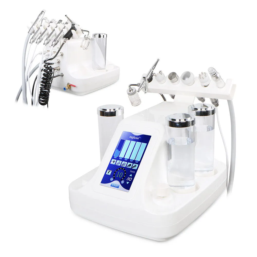 Nieuwe 7in1 Water Dermabrasie Huid Oxygen Therapie Apparatuur Gezichtskits Hydro Dermabrasion Salon Gezicht Diepe Clean Water Peel Machine