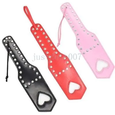 Bondage Discipline Reflaint Rivet Paddle Leather Beat Secletual Cosplay Slave Bat Zabawki # R45