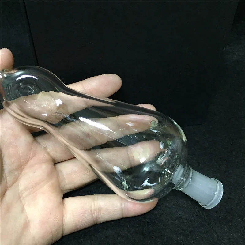 3 Funktioner Helix Handrör Gratis Clip Glas Vase Perc Vatten Percolator Spiralgas Rör med presentförpackning 14.5mm Joint