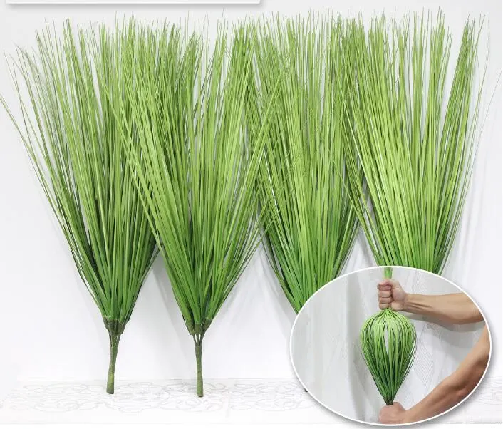 60 cm Artificial Flower Simulation Grass Leaf Onion Grass Silk Flower Decoration Flower Ording Lawn Engineering Simulation Plant3328089