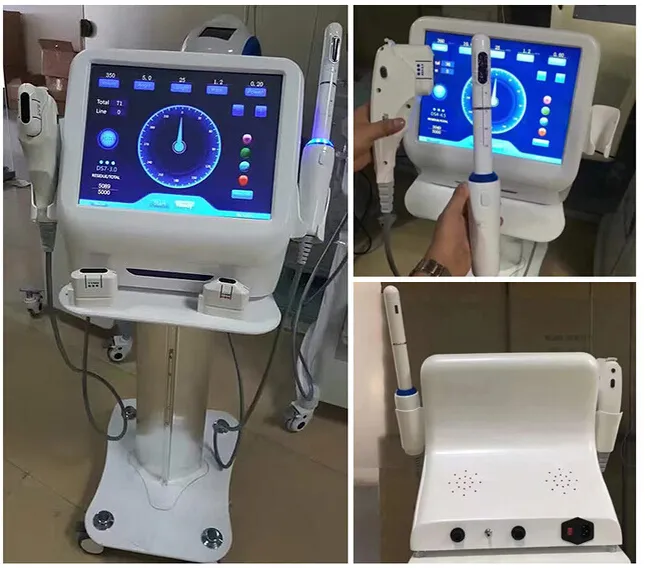 Professional 3 в 1 Hifu Vaginal Snating Machine с 1,5 мм 3,0 мм 4,5 мм 8,0 мм 13 мм для лица и тела 3,0 мм 4,5 мм для вагинального омоложения