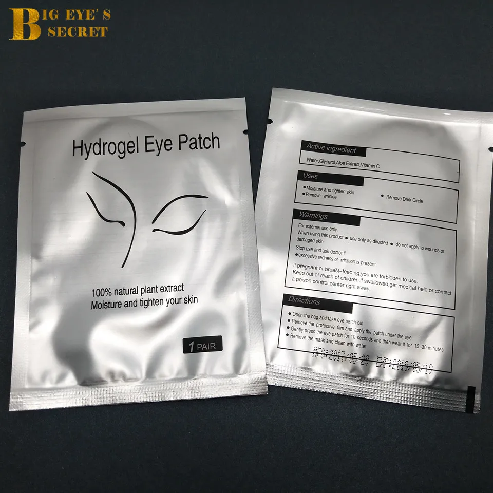 Eye Gel Patch Eye mask lint Free Eye patches Eyepads for eyelash Extension Makeup Beauty Tools Eyepad Wholesale 