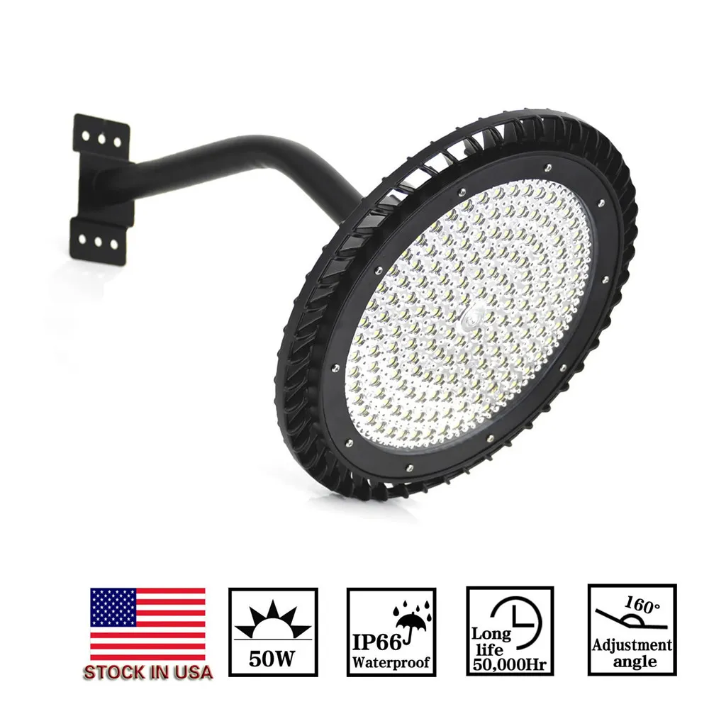 LED Shoebox Parking Lot Lights 50W 80W IP66 Waterproof Outdoor Street Pole Light with UL & DLC Listed