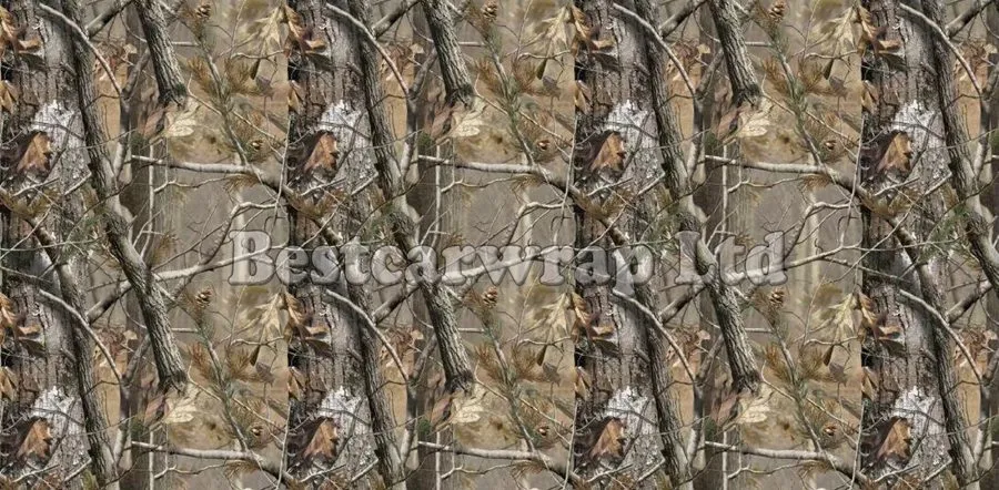 Várias cores RealTree Camo Vinil Envoltório para Envoltório de Carro Estilo Liberação Aérea Mossy Carvalho de Árvore de Folha De Folha Etiqueta de Camuflagem 1.52x30m Rolo 5x98ft