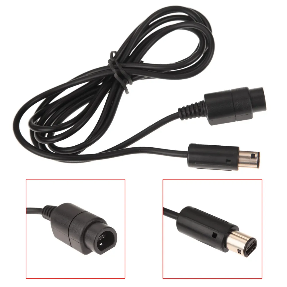 1.8M 6ft GC Controller Verlengkabel Lead Cord Voor NGC GameCube Gamepad DHL FEDEX UPS GRATIS VERZENDING